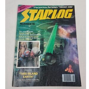 Vintage August 1978 Starlog The Magazine of the Future Number 15 Island Earth